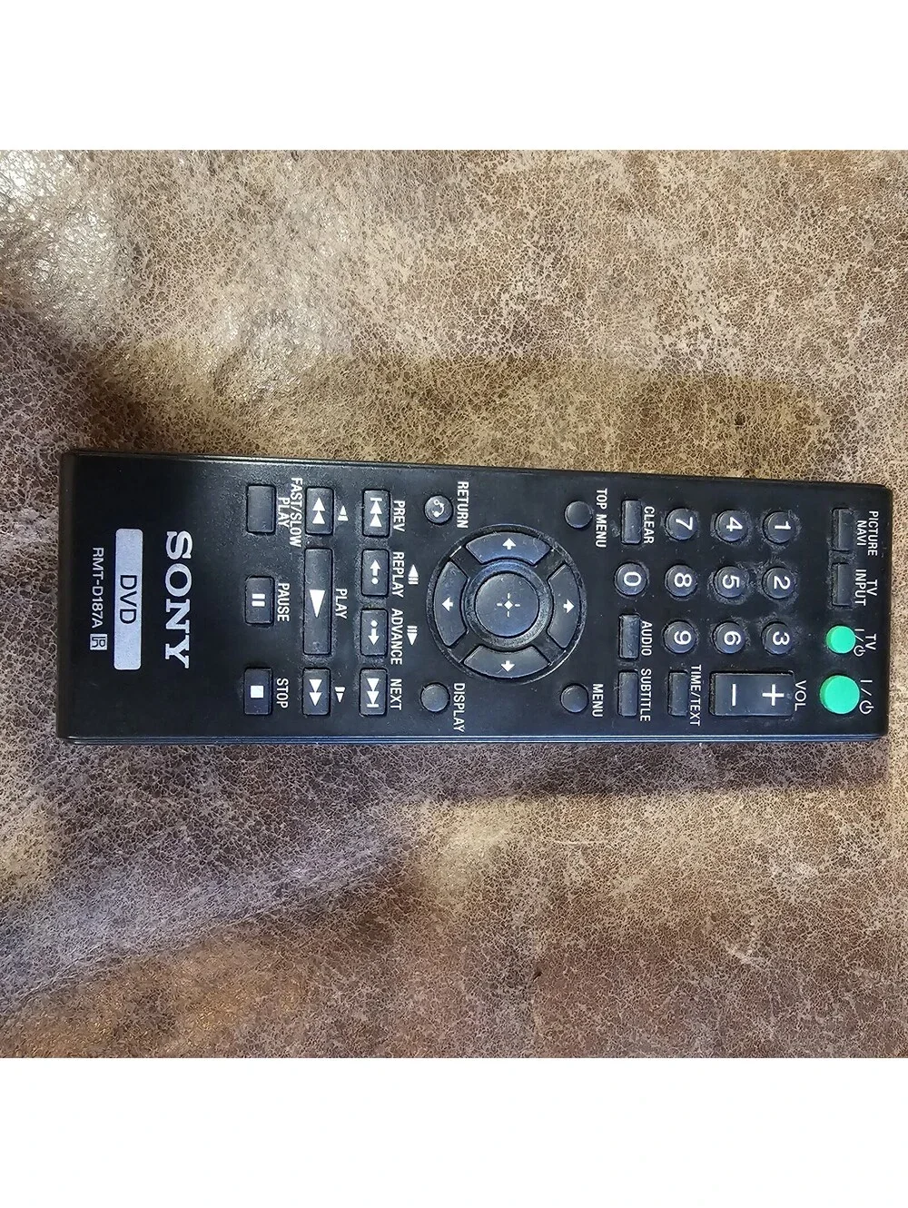 RMT-D187A Remote Oem Sony DVD DVP-NS710, DVP-SR200P, DVP-SR500H